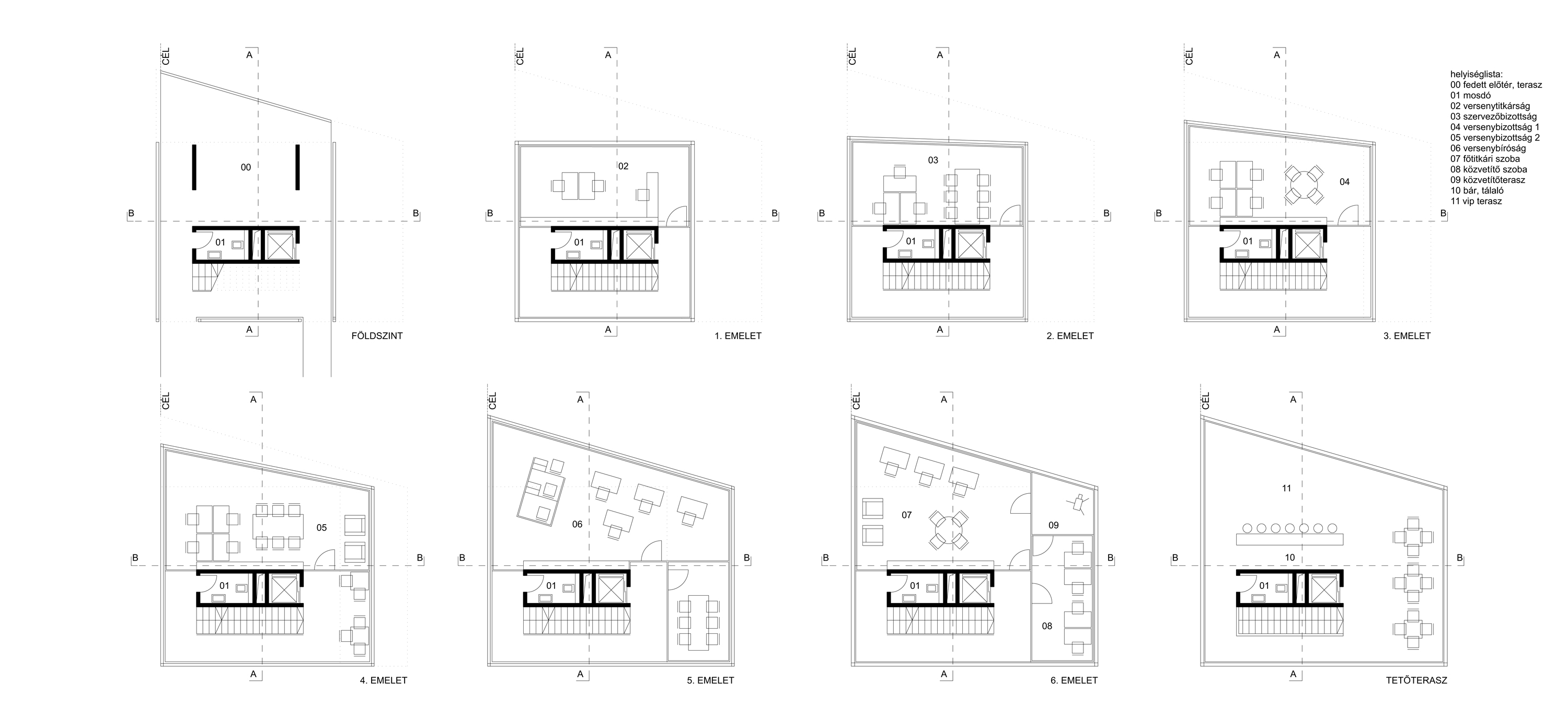Evezősközpont céltornya