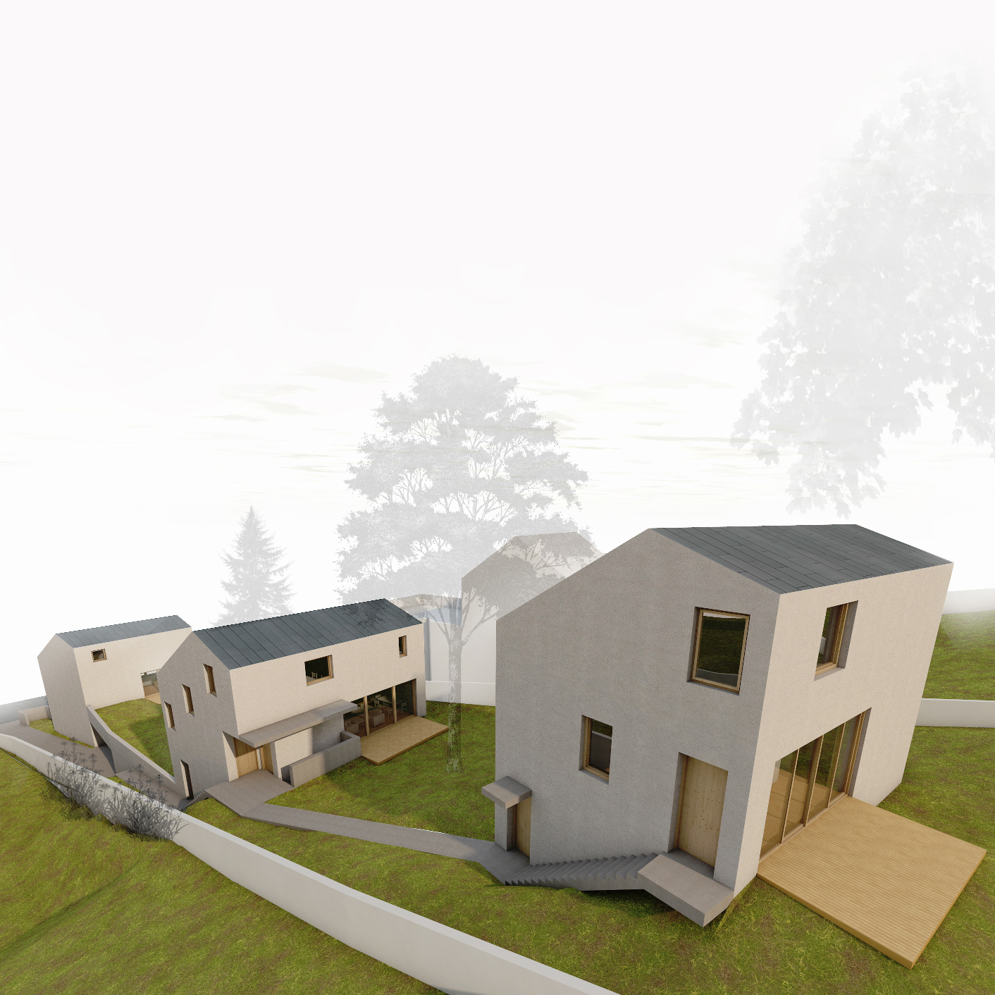 Erdő melletti társasház